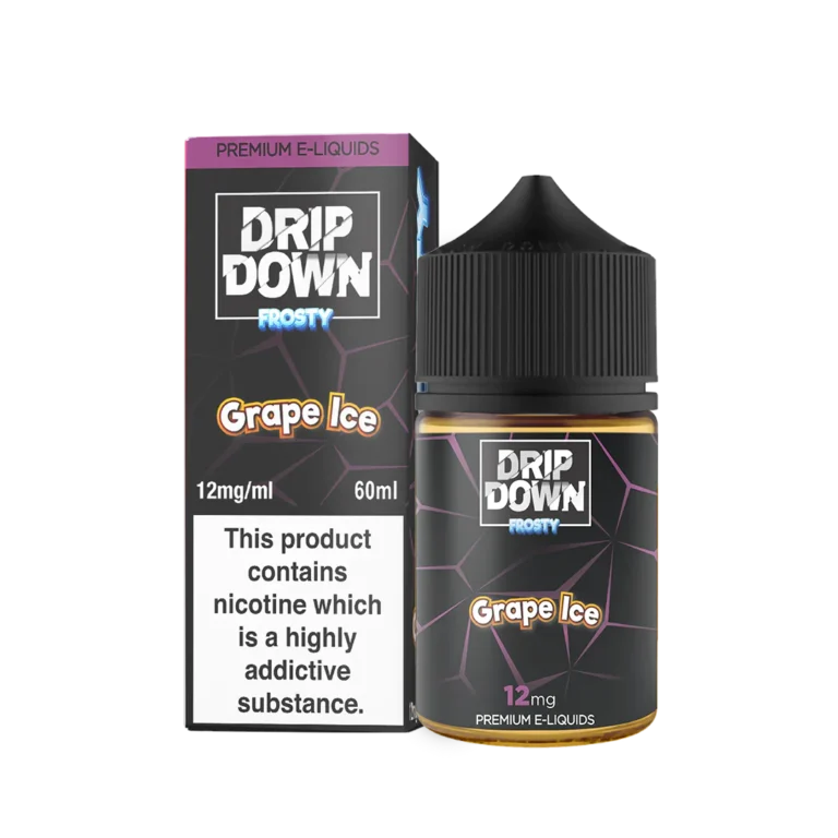 Drip Down Frosty Grape Ice 60ml Free Base E-Liquid - price in Pakistan, Smokes Hub