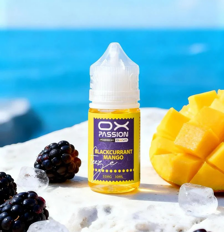 Ox Passion Blackcurrant Mango 30ml Nic Salt E-Liquid - price in Pakistan, Smokes Hub