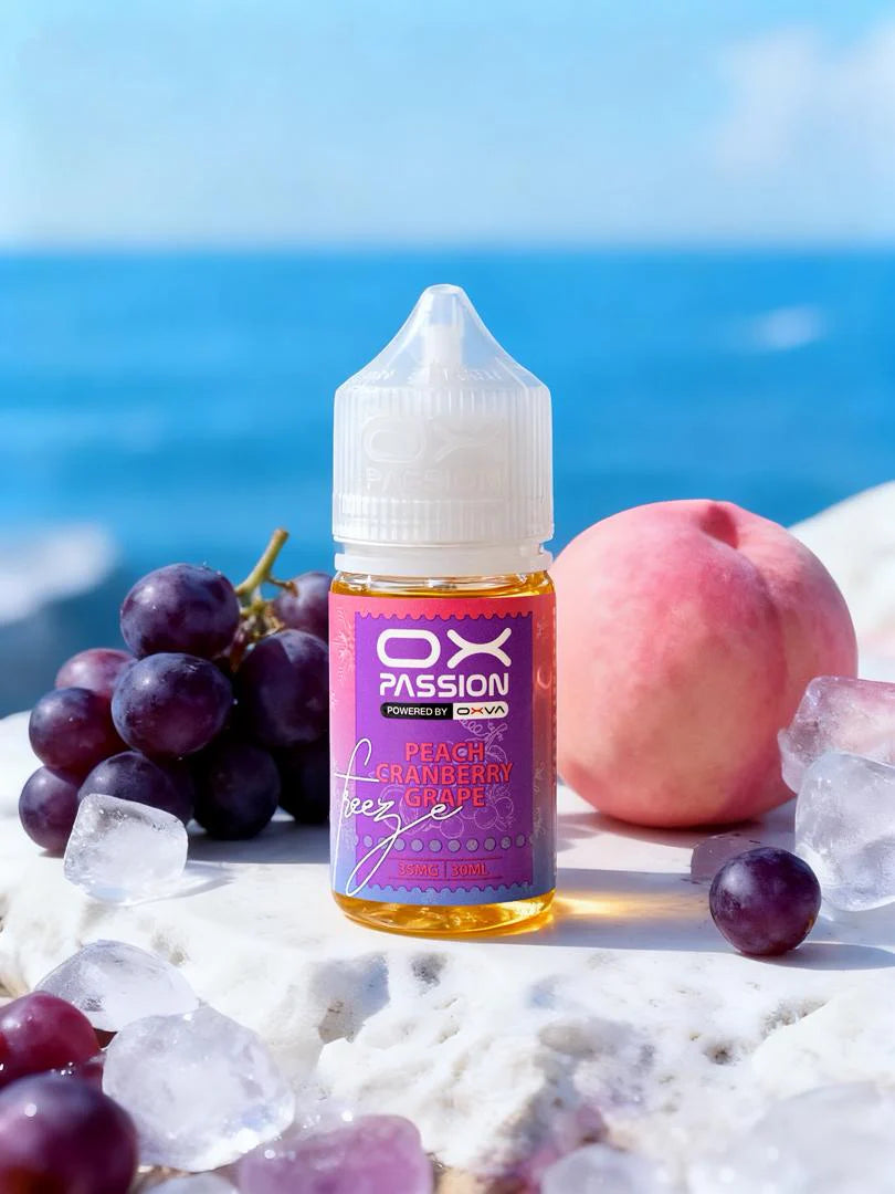 Ox Passion Freeze Flavor Peach Cranberry Grape 30ml