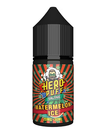 Hero Puffs 30ml nic salt e-liquid – flavour option 6 – Smokes Hub Pakistan