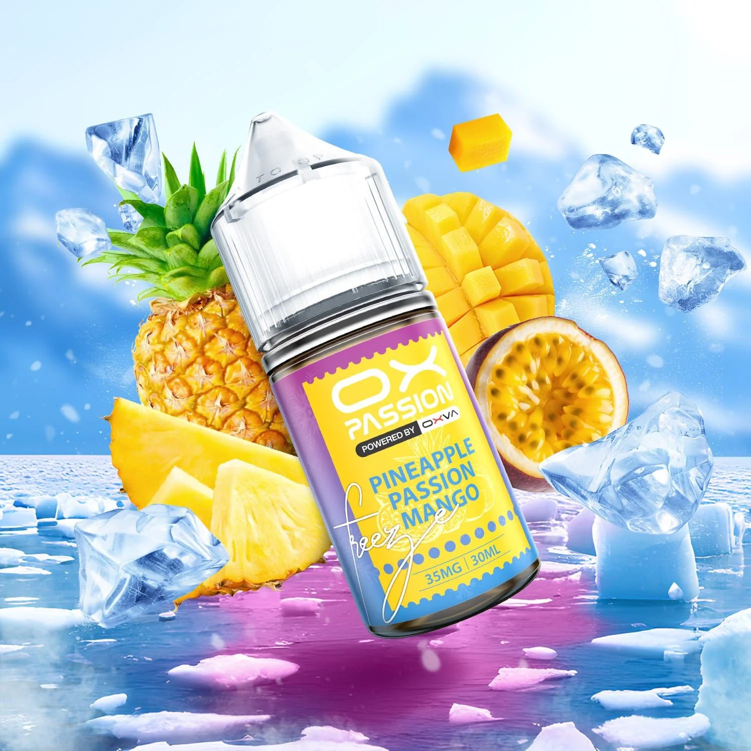 Ox Passion Freeze Flavor Pineapple Passion Mango 30ml