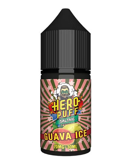 Hero Puffs 30ml nic salt e-liquid – flavour option 10 – Smokes Hub Pakistan