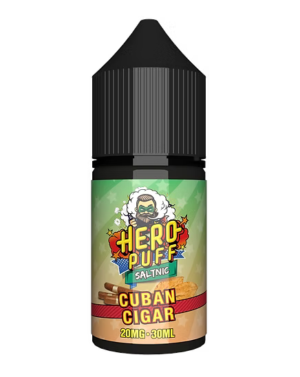 Hero Puffs 30ml nic salt e-liquid – flavour option 14 – Smokes Hub Pakistan