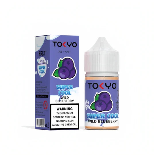 Tokyo Super Cool Wild Blueberry 30ml by Tokyo – buy vape e-liquid at Smokes Hub Pakistan