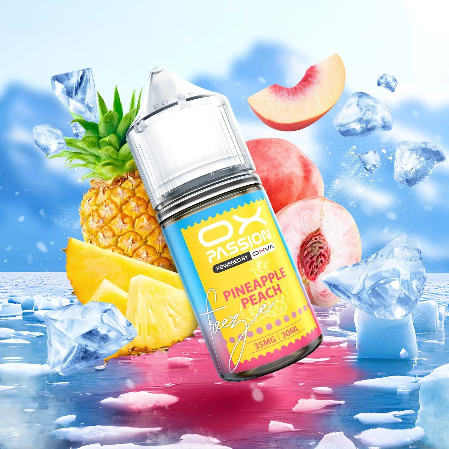 Ox Passion Freeze Flavor Pineapple Peach 30ml