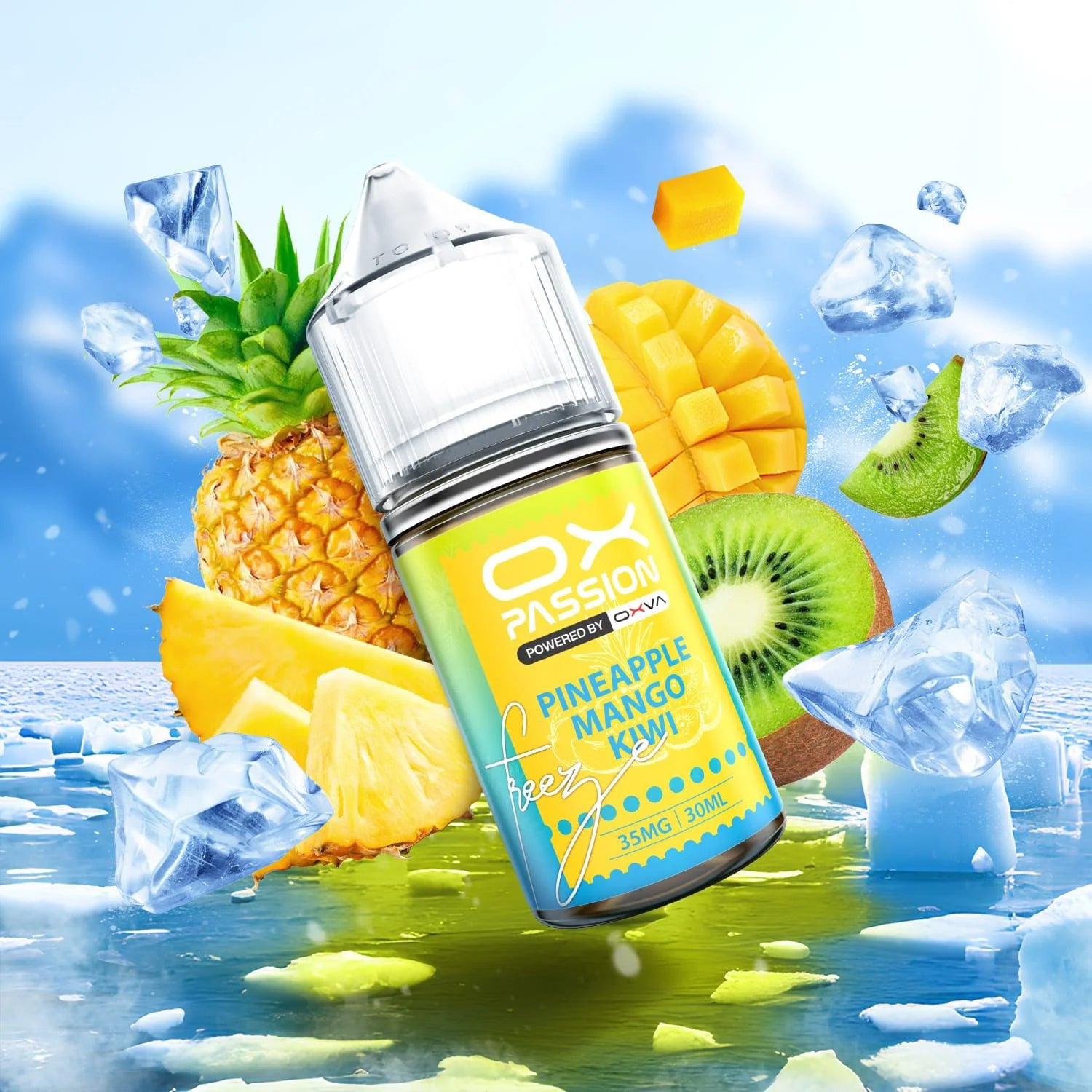 Ox Passion Freeze Flavor Pineapple Mango Kiwi 30ml
