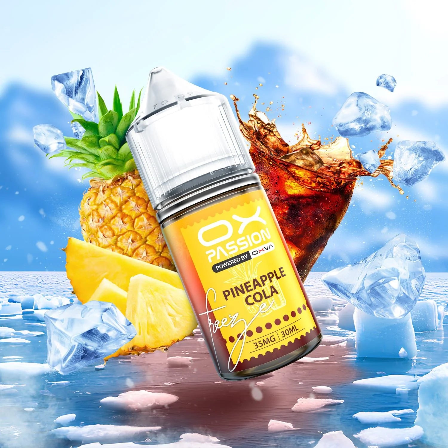 Ox Passion Freeze Flavor Pineapple Cola 30ml