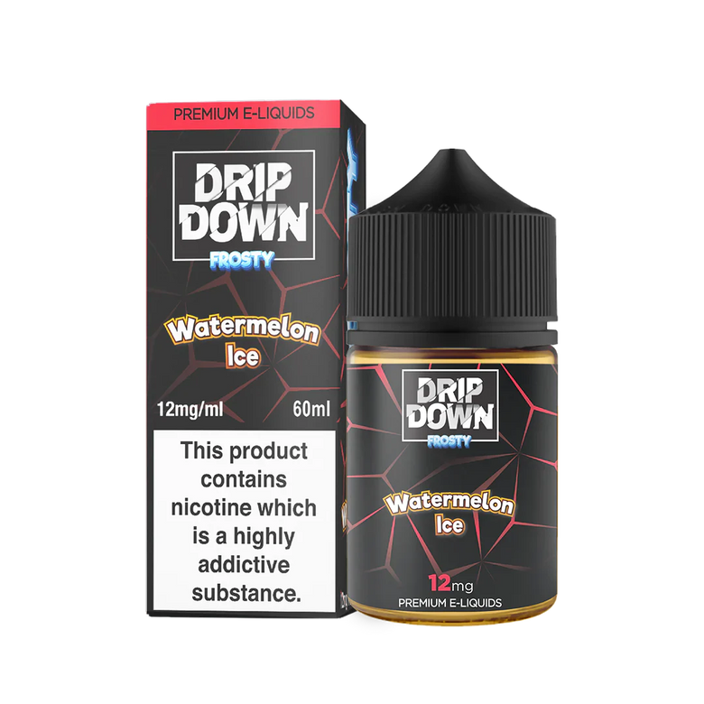 Drip Down Frosty Watermelon Ice 60ml Free Base E-Liquid - price in Pakistan, Smokes Hub