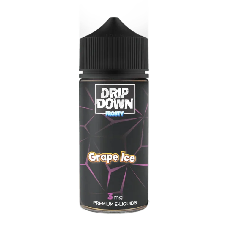 Drip Down Frosty Grape Ice 100ml Free Base E-Liquid - price in Pakistan, Smokes Hub