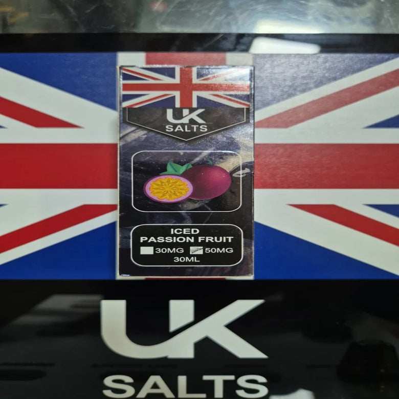 UK Salt Passion Fruit Iced Nic Salt 30ml - vape flavour, price in Pakistan, Smokes Hub