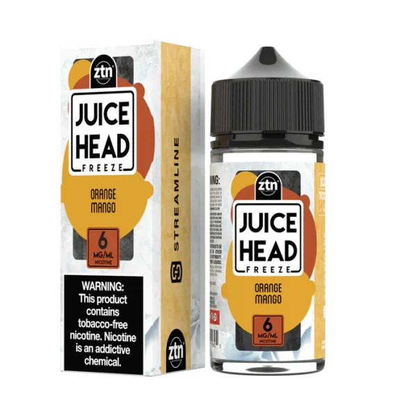 Juice Head Orange Mango Extra Freeze 100ml Free Base E-Liquid - price in Pakistan, Smokes Hub