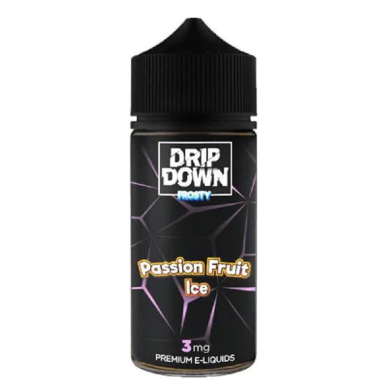 Drip Down Frosty Passion Fruit Ice 100ml Free Base E-Liquid - price in Pakistan, Smokes Hub