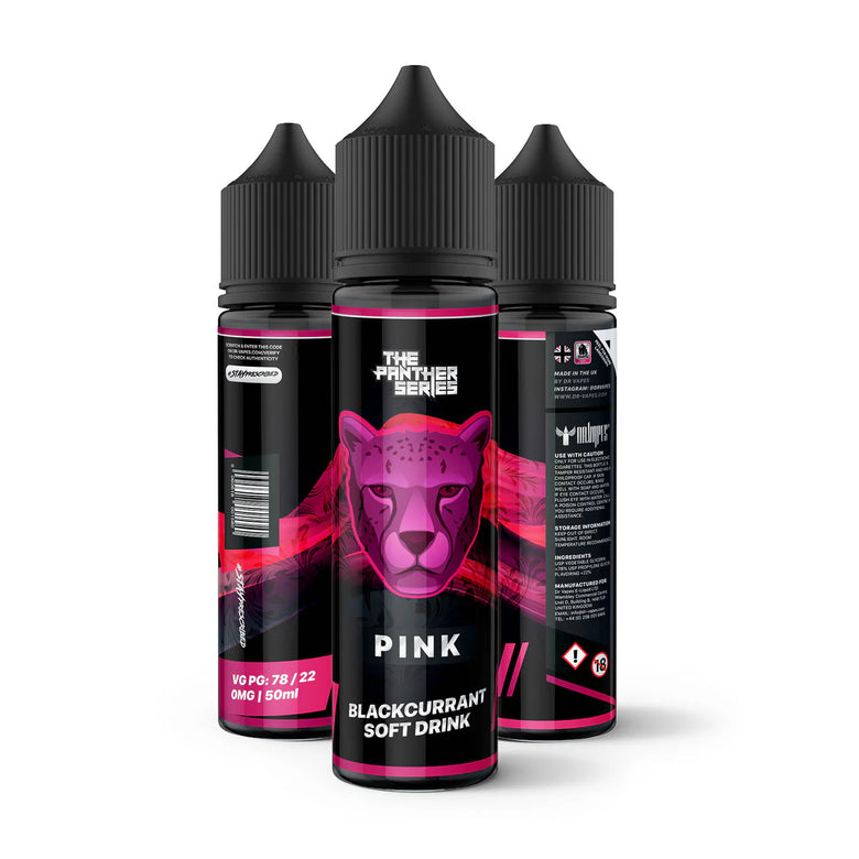 Dr Vapes Pink Panther Original 60ml Free Base E-Liquid - price in Pakistan, Smokes Hub