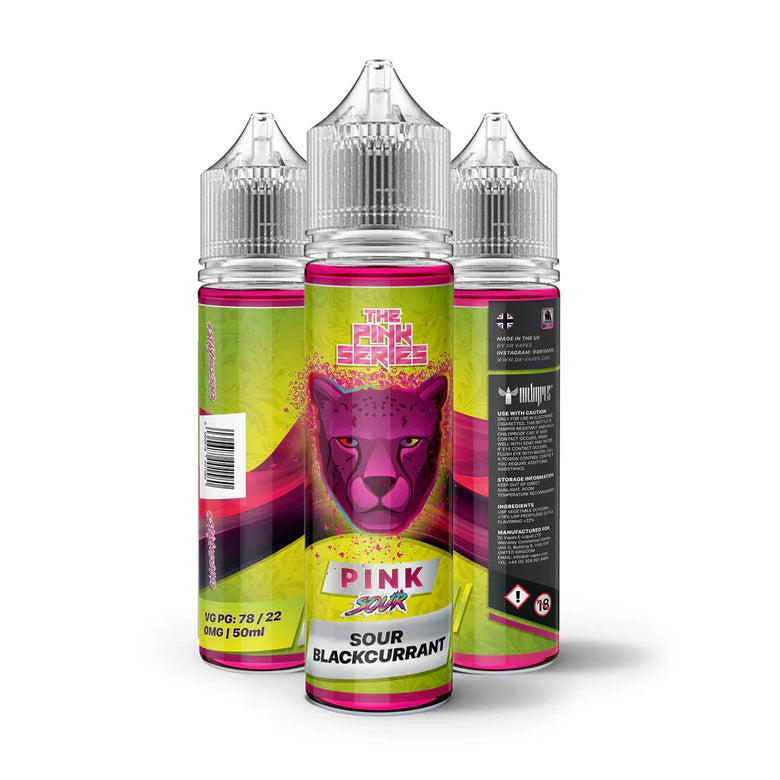Dr Vapes Pink Sour Blackcurrant 60ml Free Base E-Liquid - price in Pakistan, Smokes Hub