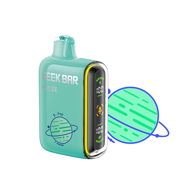 Geek Bar Pulse 15000 B-Pop bubblegum flavour – smart display disposable vape Pakistan