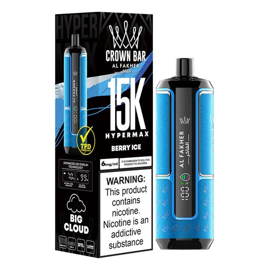 AL FAKHER CROWN BAR DISPOSABLE 15000 PUFFS