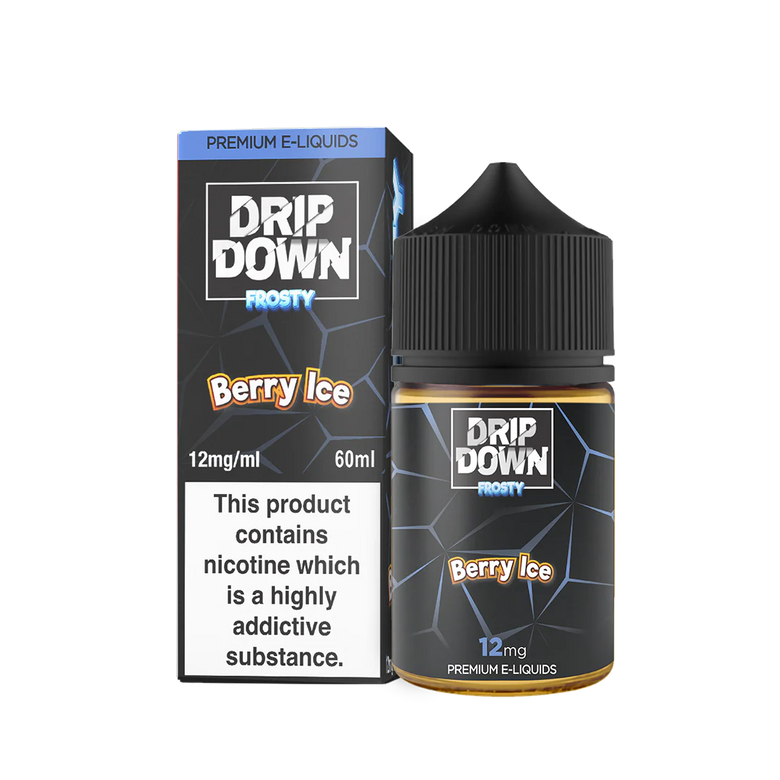 Drip Down Frosty Berry Ice 60ml Free Base E-Liquid - price in Pakistan, Smokes Hub