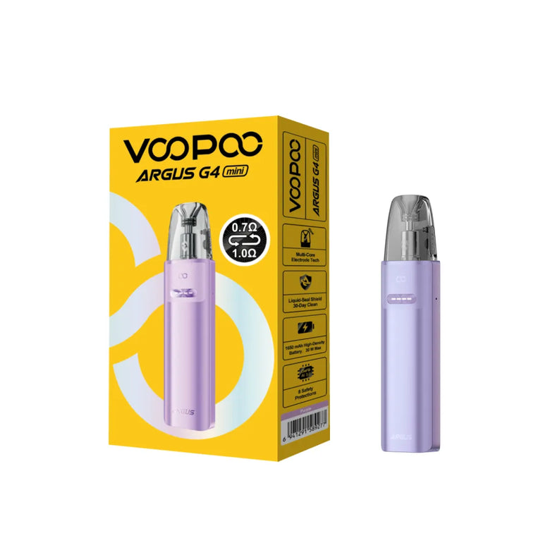 VOOPOO Argus G4 Mini Pod Kit Purple colour — flip-pod resistance switch Pakistan