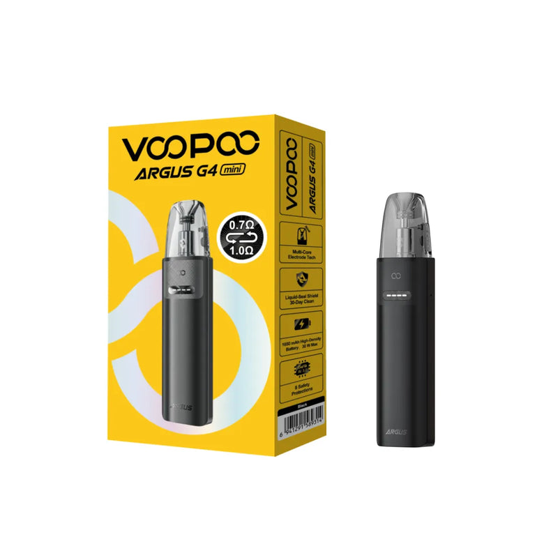 VOOPOO Argus G4 Mini Pod Kit Black colour — flip-pod resistance switch Pakistan