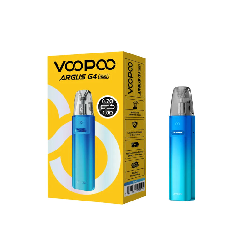 VOOPOO Argus G4 Mini Pod Kit Cyan colour — flip-pod resistance switch Pakistan