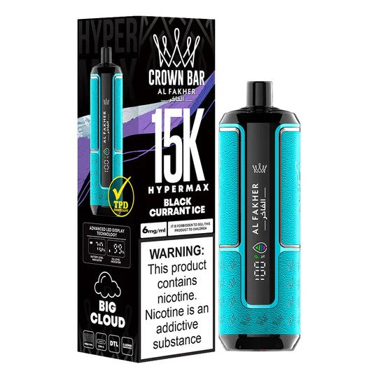 AL FAKHER CROWN BAR DISPOSABLE 15000 PUFFS