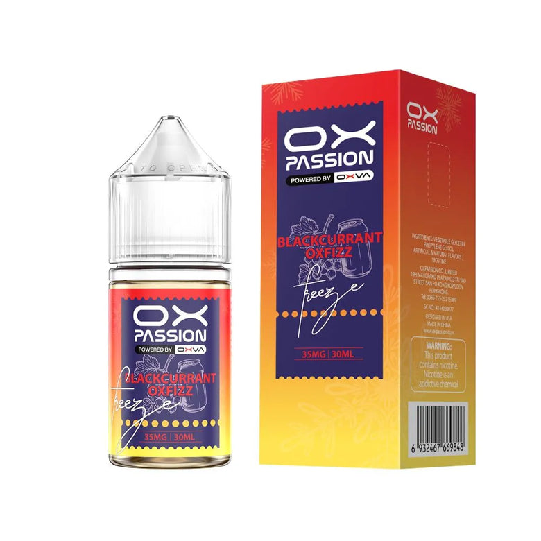 Ox Passion Blackcurrant OxFixx 30ml Nic Salt E-Liquid - price in Pakistan, Smokes Hub
