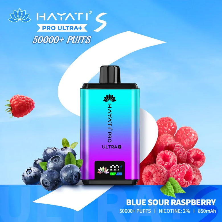 Hayati Pro Ultra Plus S 50000 puffs Strawberry Watermelon flavour vape