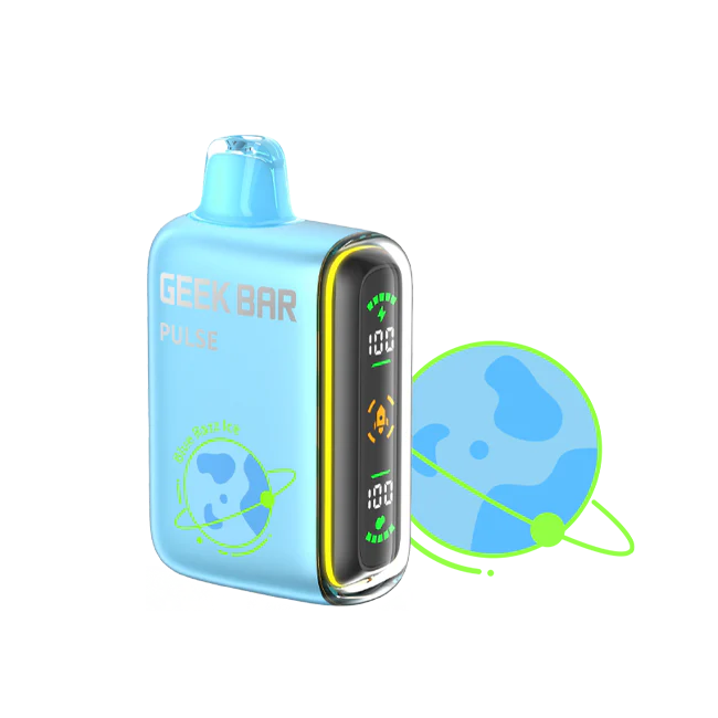Geek Bar Pulse 15000 Blue Razz Ice – dual mesh coil disposable vape price Pakistan