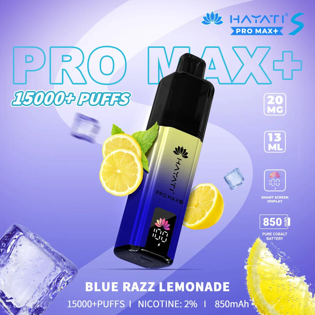 HAYATI PRO MAX S+ 15000 PUFFS DISPOSABLE
