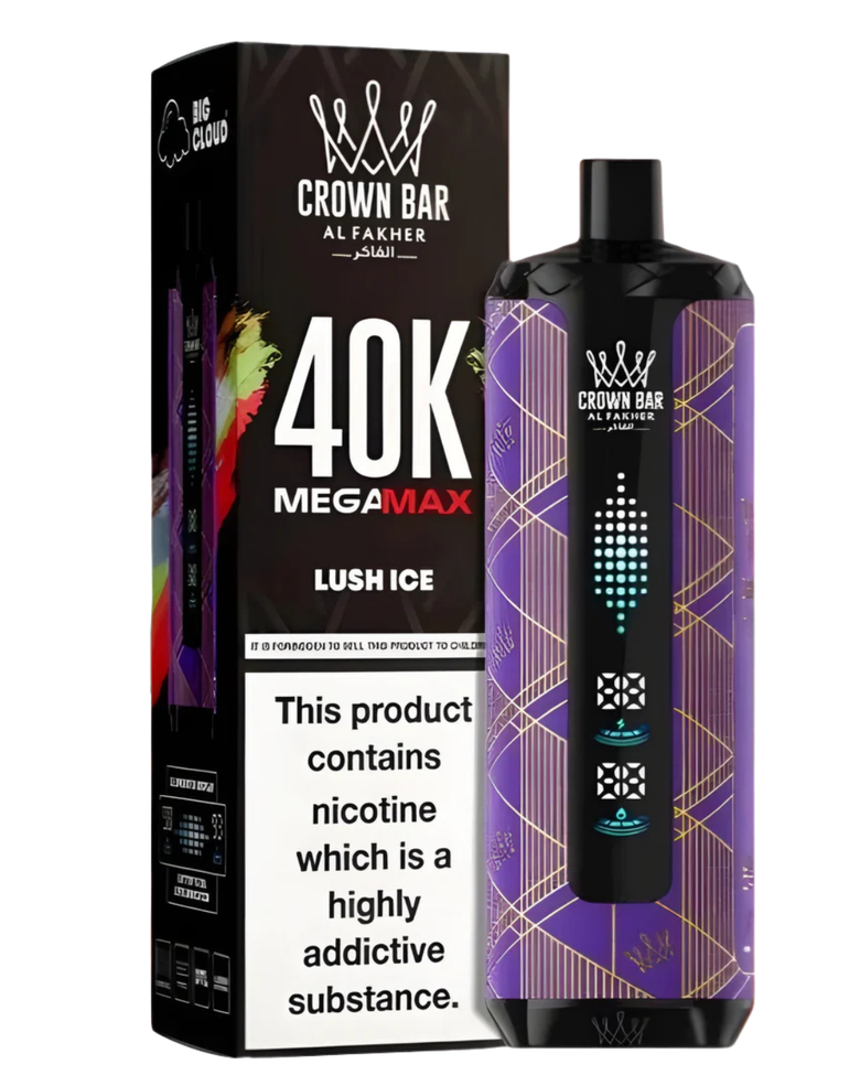 Al Fakher Mega Max 40K Lush Ice – watermelon ice DTL disposable vape best price Pakistan