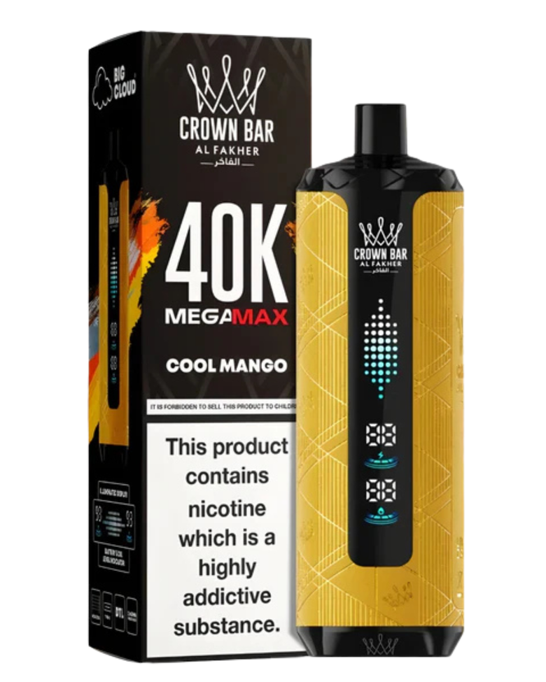 Al Fakher Mega Max 40K Cool Mango – 6mg adjustable airflow disposable vape buy Pakistan