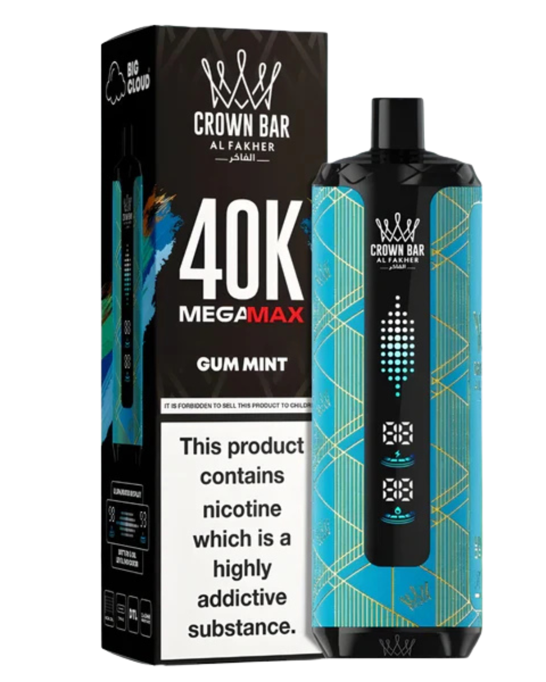 AL FAKHER MEGA MAX 40K CROWN BAR DISPOSABLE 6MG