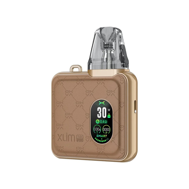 Oxva Xlim SQ Pro Leather Pod Kit Brown Leather - price in Pakistan, Smokes Hub