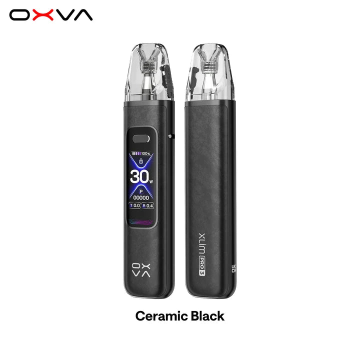 Oxva Xlim Pro 3 Pod Kit Ceramic Black - price in Pakistan, Smokes Hub