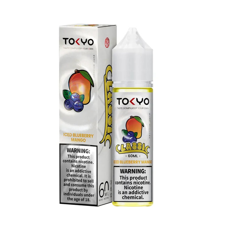 Tokyo Classic Blueberry Mango E-Liquid Freebase E-Liquid 60ml - vape flavour, price in Pakistan, Smokes Hub