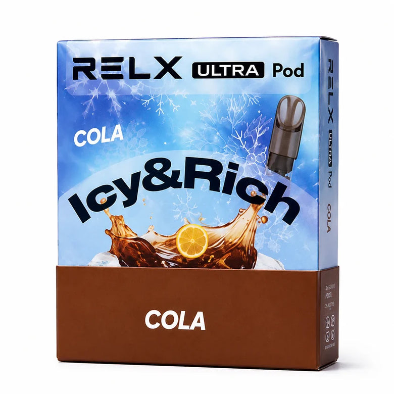 RELX Ultra Pod Cola flavour - classic cola prefilled RELX Ultra pod in Pakistan