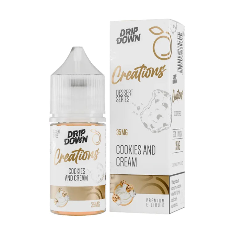 Drip Down Cookies and Cream 30ml Nic Salt E-Liquid - price in Pakistan, Smokes Hub