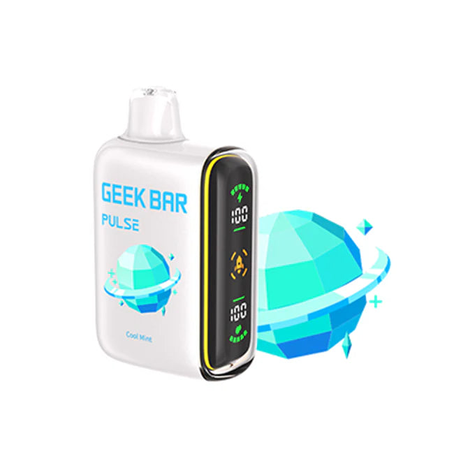 Geek Bar Pulse 15000 Puffs Cool Mint – full-screen smart display disposable vape Pakistan