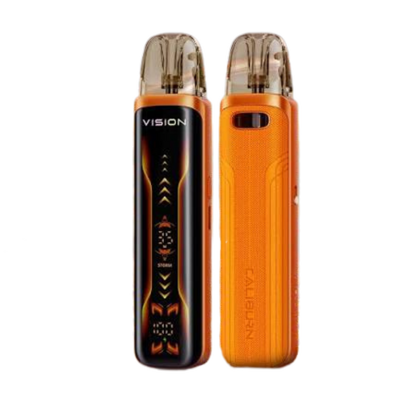 Uwell Caliburn G5 Vision Pod Kit in Coral Orange — 35W touchscreen pod system, price in Pakistan at Smokes Hub