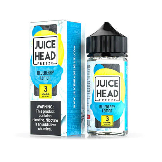 Juice Head Blueberry Lemon Extra Freeze 100ml Free Base E-Liquid - price in Pakistan, Smokes Hub