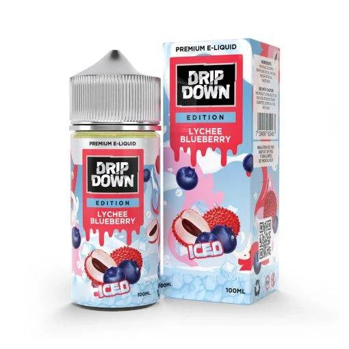 Drip Down Lychee Blueberry 100ml Free Base E-Liquid - price in Pakistan, Smokes Hub