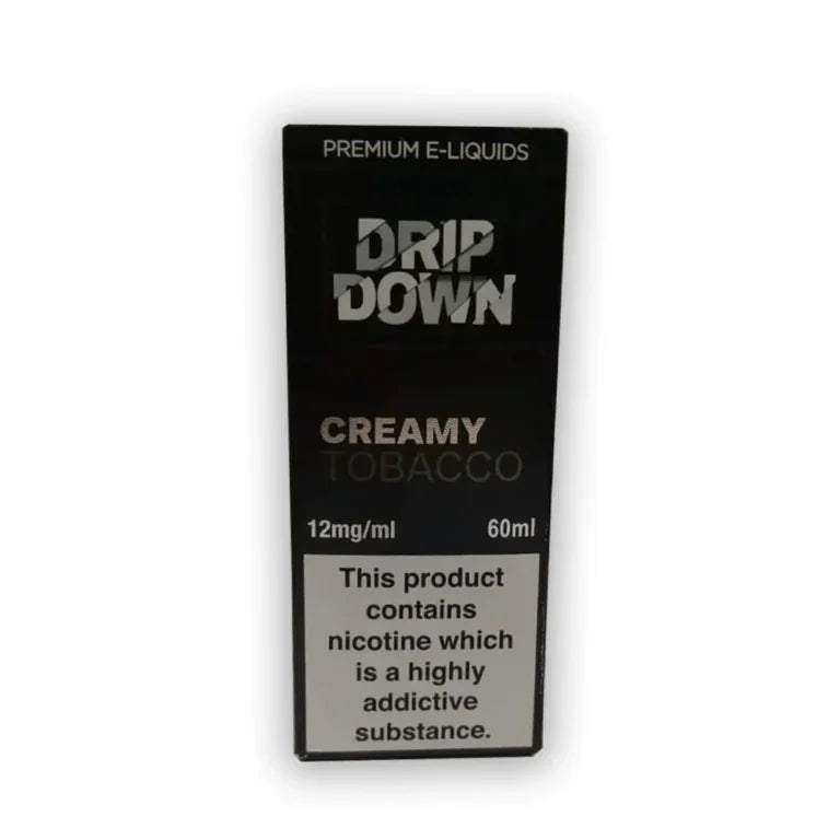 Drip Down Frosty Creamy Tobacco 60ml Free Base E-Liquid - price in Pakistan, Smokes Hub