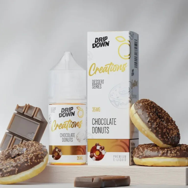 Drip Down Creations Chocolate Doughnuts E-Liquid 30ml (35mg)