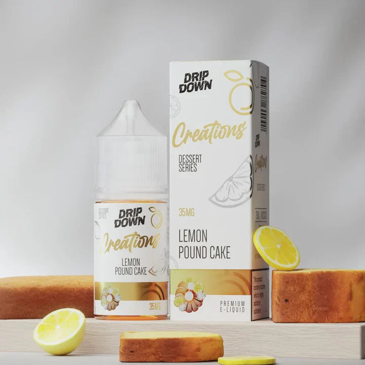 Drip Down Lemon Pound Cake 30ml Nic Salt E-Liquid - price in Pakistan, Smokes Hub