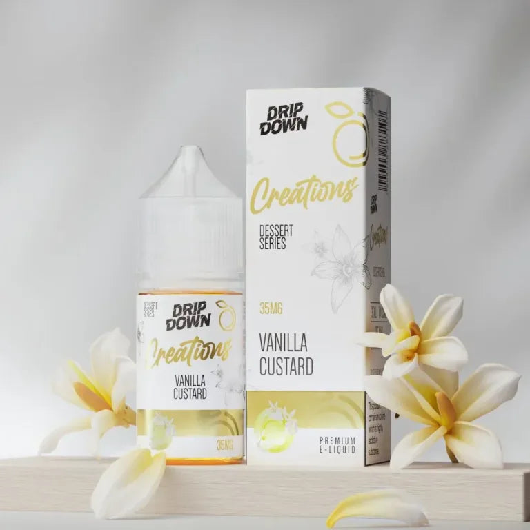 Drip Down Creations Vanilla Custard E-Liquid 30ml (35mg)