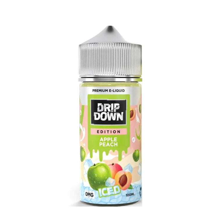 Drip Down Apple Peach 100ml Free Base E-Liquid - price in Pakistan, Smokes Hub