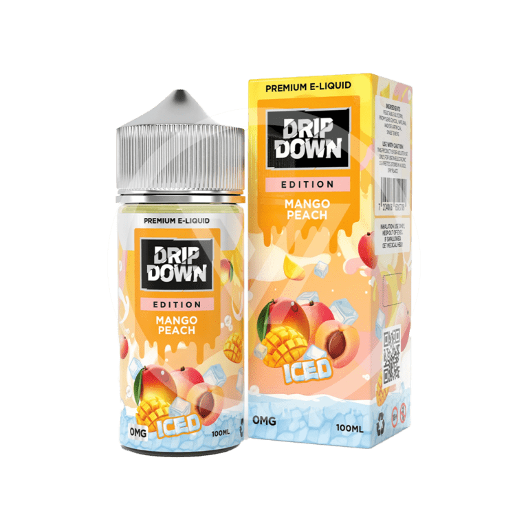 Drip Down Mango Peach 100ml Free Base E-Liquid - price in Pakistan, Smokes Hub