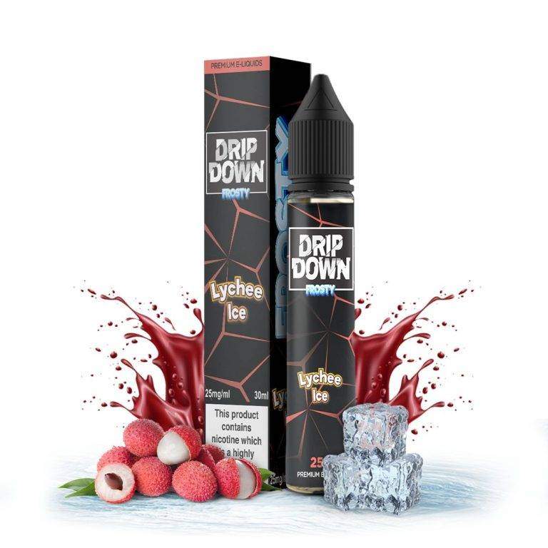 Drip Down Frosty Lychee Ice 30ml Nic Salt E-Liquid - price in Pakistan, Smokes Hub