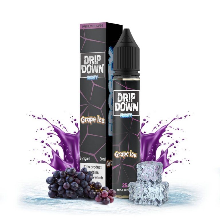 Drip Down Frosty Grape Ice 30ml Nic Salt E-Liquid - price in Pakistan, Smokes Hub