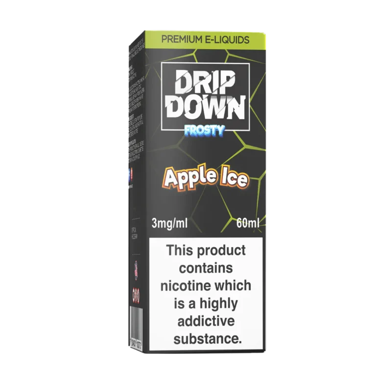Drip Down Frosty Apple Ice 60ml Free Base E-Liquid - price in Pakistan, Smokes Hub